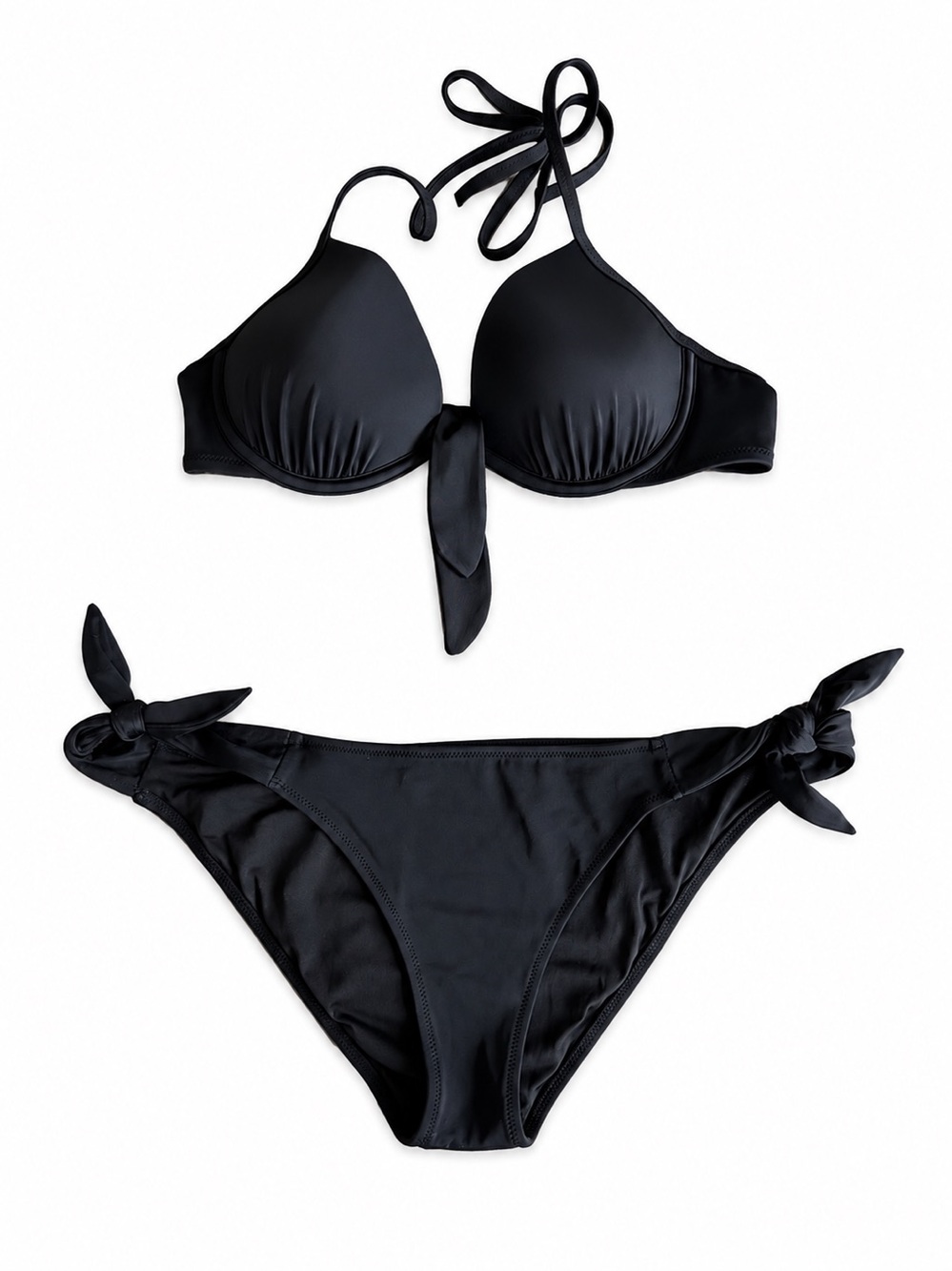 Shade & Shore Black Bikini Set